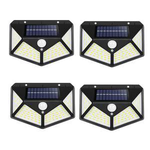 100 Led Porte Extérieure Sans Fil Lampe Étanche 100 LED Jardin Lumière Solaire Avec Détecteur De Mouvement Mur Solaire Jardin Lumières - Product Image 6