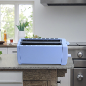 <span class=keywords><strong>Tostadora</strong></span> <span class=keywords><strong>de</strong></span> <span class=keywords><strong>pan</strong></span> eléctrica con carcasa <span class=keywords><strong>de</strong></span> plástico blanco automático con mecanismo emergente <span class=keywords><strong>de</strong></span> bandeja <span class=keywords><strong>de</strong></span> migas <span class=keywords><strong>abierta</strong></span> a presión y temporizador mecánico - Product Image 3