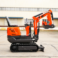 Mini-excavatrice 0,6 tonne, nouvelle pelle sur chenilles pour usage agricole, vente en gros, moteur EPA Euro 5, mini-excavatrices 1 tonne, 2 tonnes, machine à vendre
