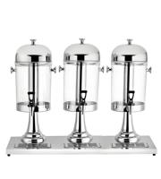 U.RAY Commerciële 8L RVS Spiegelpolijst Drankdispenser Antislipvoet Enkel/Dubbel/Drievoudige Tanks Hotel Restaurant