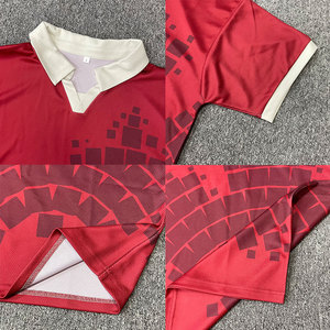 Camiseta de Fútbol con Estampado Geométrico Personalizado, Poliéster de Secado Rápido, Ropa Deportiva Transpirable, Camiseta de Fútbol Urbana - Product Image 6
