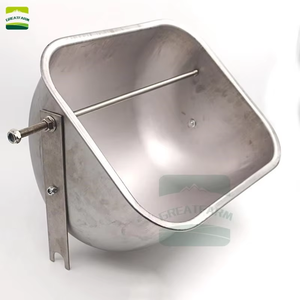 304 thép không gỉ lợn ăn máng lợn nái ăn thức ăn cho lợn farrowing thùng hoặc mang thai bút cho lợn - Product Image 1