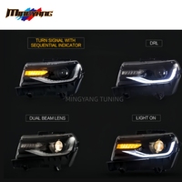 Alta calidad 2014 2015 Auto Led faro delantero faro para Chevrolet Camaro faros delanteros