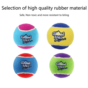 <span class=keywords><strong>Pelota</strong></span> de Juguete para Perros de Goma OEM ODM, Resistente al Agua, Masticable y Duradera, <span class=keywords><strong>Pelota</strong></span> de Tenis para Mascotas, para Cachorros, Caniches, Perros Teddy, Golden Retrievers - Product Image 4
