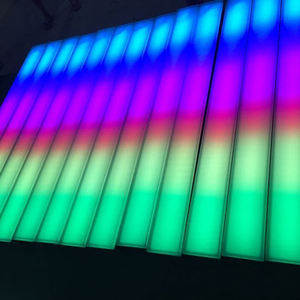 Luces <span class=keywords><strong>LED</strong></span> subterráneas Line Dance <span class=keywords><strong>Tira</strong></span> larga Iluminación <span class=keywords><strong>empotrada</strong></span> en el <span class=keywords><strong>suelo</strong></span> de acero inoxidable Barra cuadrada Lámpara de ladrillo translúcido - Product Image 3