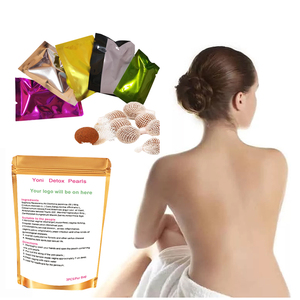 Perles de désintoxication vaginale naturelles à base de plantes, fourniture d'usine, logo personnalisé, tampons de nettoyage vaginal, perles Yoni biologiques - Product Image 1