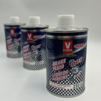 Liquide de Frein Personnalisé OEM 160C à 265C DOT3 DOT4 DOT5.1 Haute Température de Volatilisation 250ml Faible MOQ 380pcs Marque Privée Vente Directe Usine