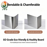Panel y Tablero de Pared de Fibra de Carbono y Cristal, Lámina de Chapa de Madera de Bambú con Diseño de Textura Metálica de Estilo Moderno