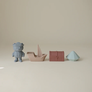 Ensemble <span class=keywords><strong>de</strong></span> jouets <span class=keywords><strong>de</strong></span> <span class=keywords><strong>bain</strong></span> pirates pour tout-petits, 100% silicone <span class=keywords><strong>de</strong></span> qualité alimentaire, sans moisissure, lot <span class=keywords><strong>de</strong></span> 4 - Product Image 2