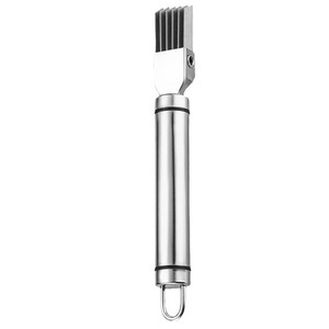 Stainless Steel Scallion <b>Cutter</b> 17.2cm Length 52g Weight Garlic Ginger Slicer Kitchen Tool - Product Image 3