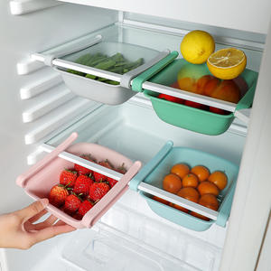 Ripiano in plastica per riporre la dispensa Organizer <span class=keywords><strong>frigorifero</strong></span> per ripiani e armadietti porta-alimenti - Product Image 1