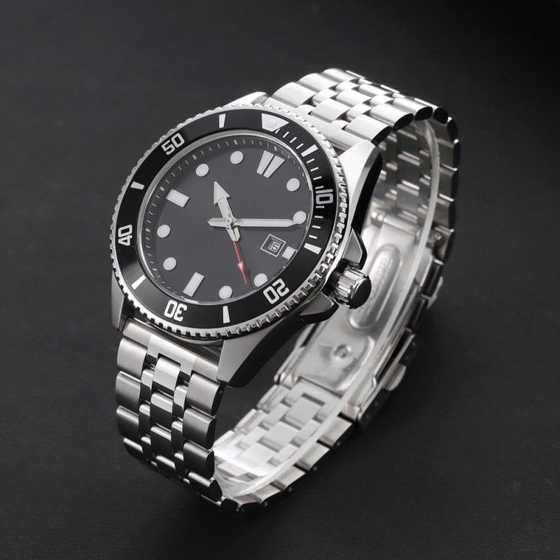 Wholesale 5 Bead Stainless Steel Watch Strap Quick Release 10/12/16/16/18/20/22mm Folding Buckle Metal Watch Band Women Straps
