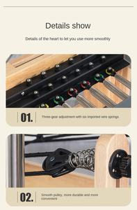 Многофункциональный коммерческий тренажер-кровать Cadillac 3-в-<span class=keywords><strong>1</strong></span> для пилатеса и реформера - Product Image 5