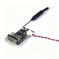 Récepteur PWM CYCLONE ELRS 2.4G 6CH ExpressLRS 2.4GHz 6 canaux avec sortie PWM pour avion à voilure fixe, drone FPV, bateau RC, voiture RC