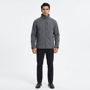 Veste Softshell de haute qualité, vente chaude, sur mesure, fabrication en usine, services OEM, prix bas, dernier design, veste Softshell pour hommes - Product Image 1