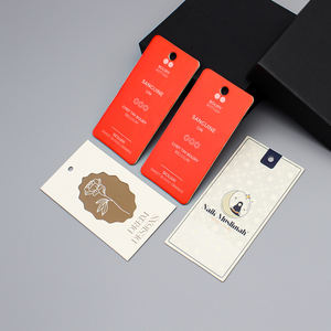 Etiqueta colgante de marca de ropa y etiquetas colgantes de embalaje Etiquetas de ropa de camiseta - Product Image 2