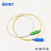 Sunet Pigtail de Fibra Óptica de Alta Calidad SC APC UPC Simplex Monomodo G657A1 A2 G652D 0.9mm 2.0mm PVC/LSZH