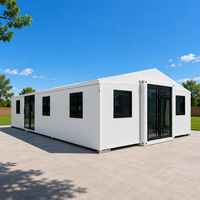 Maison-conteneur moderne extensible et étanche Huaying de 40 pieds, résistante au vent, avec cuisine et chambre, pour usage hôtelier