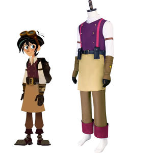 Ume Tangled Series Varian Cosplay disfraz Unisex poliéster Halloween juego de rol TV película inspirado traje - Product Image 2