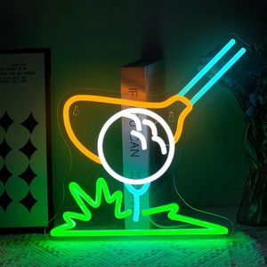 Golf Letreros Neon LED indoor hanging ambient light shop <b>sign</b> wall decoration light entrance indicator light luminous <b>sign</b> 5v12v - Product Image 1