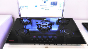Cuisinière à gaz en verre trempé 2019 intégré, 5 brûleurs, plaque de cuisson, cuisinière à gaz, cuisinière à gaz - Product Image 3