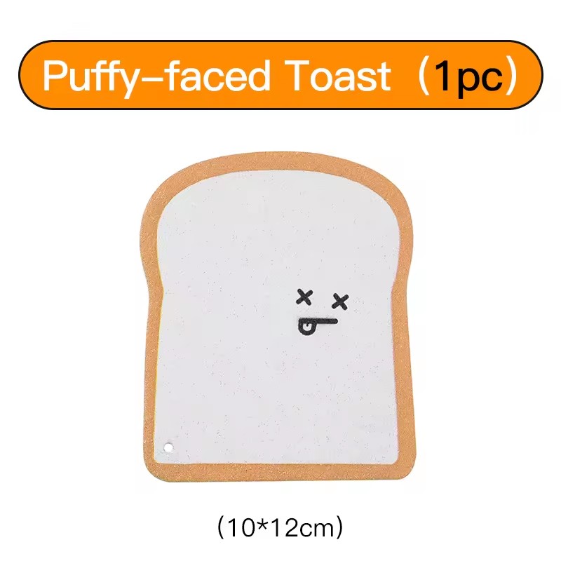 Toast au visage gonflé