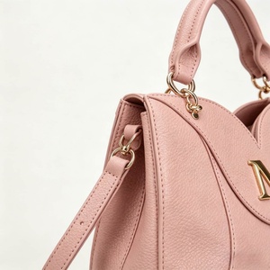 Bolso de Mano de Cuero PU de Alta Gama, Personalización OEM ODM, Color Sólido, Diseño Minimalista, Impermeable, Dos Asas, Bordado Abierto - Product Image 5
