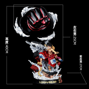 <span class=keywords><strong>Figura</strong></span> de Resina de Personaje de 43 cm (17.72 Pulgadas) de Luffy y <span class=keywords><strong>Zoro</strong></span> de One Piece, Modelo Coleccionable de Anime - Product Image 4