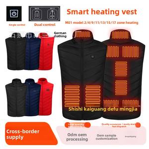 Chaleco Térmico Inteligente ODM, Superventas Transfronterizo, Cálido para Invierno, para Hombre, USB, Temperatura Constante, Eléctrico, Poliéster/Algodón, Modelo M01 - Product Image 2