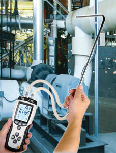 Cem 5000pa דיפרנציאלי מד זרימת לחץ דם 6 יחידות מהירות אוויר/זרימת אוויר/מנומטר datalogger - Product Image 6