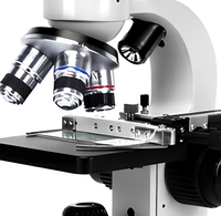 Two-Person Multi-Viewing LED Biological Microscope 400x 1080p Camera Auto Focus IP53 Rated Educational Laboratory Use