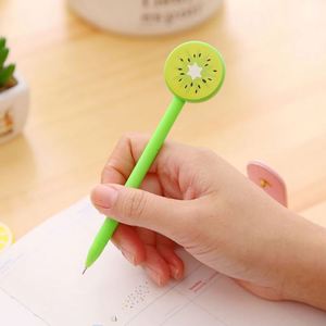 Fruit-shaped Plastic Gel Pen with Customized Colors Blue Logo Promotional Advertising <b>Gift</b> Pens for Children Wholesale Events - Product Image 5