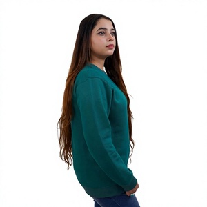 Sudadera de Mujer de Primera Calidad, Mezcla de Algodón y Poliéster Suave, Cuello Redondo, Prenda Informal, Ropa al por Mayor de Fábrica - Product Image 2