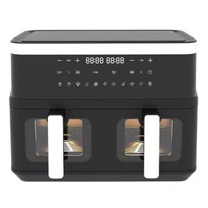 Nueva Freidora de Aire Doble Inteligente 2024 de 8L, 9L, 10L con Ventana Visual y Cestas Independientes, Freidora de Aire Doble de 9 Litros - Product Image 4