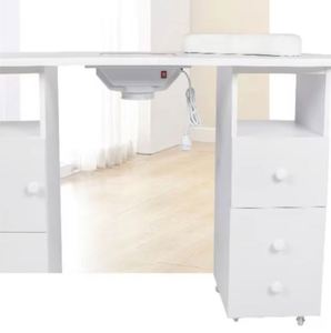 Mesa de manicura de salón multifuncional 2025 sobria con cajones mesa de uñas con limpiador de uñas Spa - Product Image 3