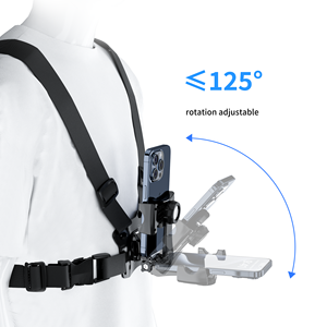 携帯電話チェストストラップマウント極端なスポーツチェストハーネスホルダーアクションカメラと携帯電話用工場卸売 - Product Image 2