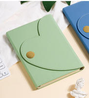 Carnet A5 en cuir PU avec fermoir magnétique en forme de cœur, couverture rigide, logo personnalisé, journal intime pour cadeau de Saint-Valentin, école, bureau