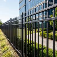 Clôture décorative en acier galvanisé pour jardin, cour et villa – Panneaux de clôture extérieurs résistants à la corrosion