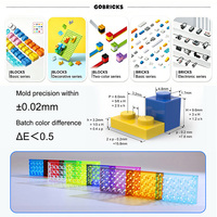 Gobricks GDS-2120 Vente en gros de blocs de construction, Pièce bouche de poisson LDD 64648 Animal Fish [Anti-Stud Mouth] Fournisseur en vrac OEM ODM