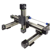 Module de glissière linéaire 3 axes XYZ, kit de table coulissante à vis à billes avec moteur pas à pas et portique 2 axes pour l'apprentissage des API