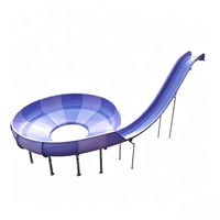 Toboganes de Fibra de Vidrio Personalizados de Lujo para Parques Acuáticos Comerciales Interiores/Exteriores, Piscinas de Resorts y Juegos Acuáticos al Aire Libre