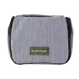 Trousse de <span class=keywords><strong>Maquillage</strong></span> en Coton <span class=keywords><strong>Teint</strong></span> Fil à Rayures Tendance, Sac de Voyage de Luxe Suspendu pour Articles de Toilette, Organisateur pour Femmes et Hommes, Trousse de Lavage pour Cadeau Promotionnel (GWP) - Product Image 2
