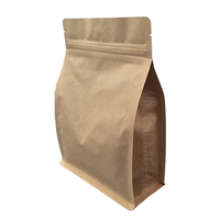 Sacs en papier Kraft à fond plat, pochettes pour le café, le thé, les aliments, personnalisés, unités