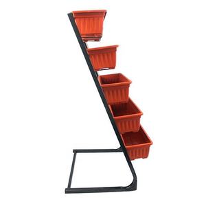 Dikey yükseltilmiş jarjardin bahçe yatağı 5 katmanlı kaskad çiçek ot Pot ekici standı - Product Image 3