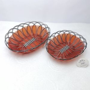 Woven <b>Snack</b> Basket Round Plastic Food <b>Container</b> Kitchen Use 130 Series - Product Image 2