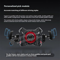 Volant de course SIMAGIC NEO X 330 pour simulateur de jeu GT, avec fonction de dérive, en fibre de carbone, boutons programmables, provenant de Chine continentale