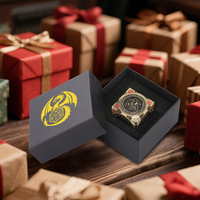Jeu Party Favors 7-en-1 RPG Dice Spinner Roulette Jeux de société rotatifs à la main D6 Dés en métal polyédriques avec emballage en boîte