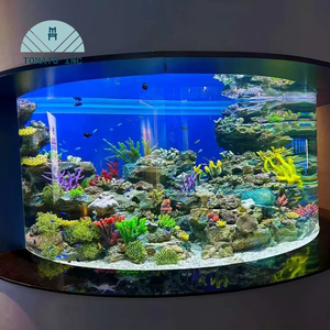 TOMATO INC Aquarium carré moderne en acrylique, système d'aquarium design en acrylique, aquarium en acrylique avec joint sans soudure - Product Image 4