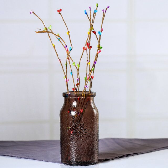 Factory Produced Wholesale Glass Flower Vase for Home Decor