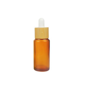 Commercio all'ingrosso 30ml di vetro di copertura di bambù contagocce bottiglia di olio essenziale GFSB--10J - Product Image 3